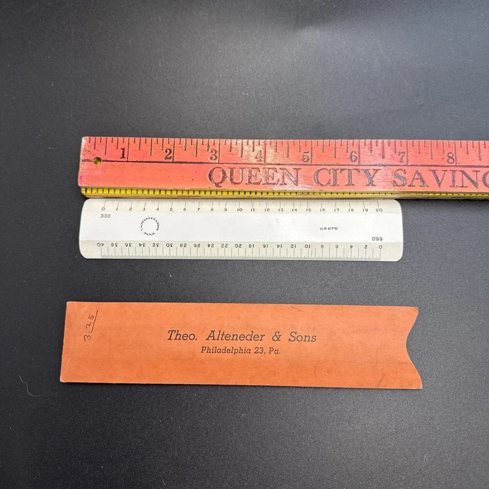 theo‎ alteneder sons Mapping Scale Rule With Paper Sleeve